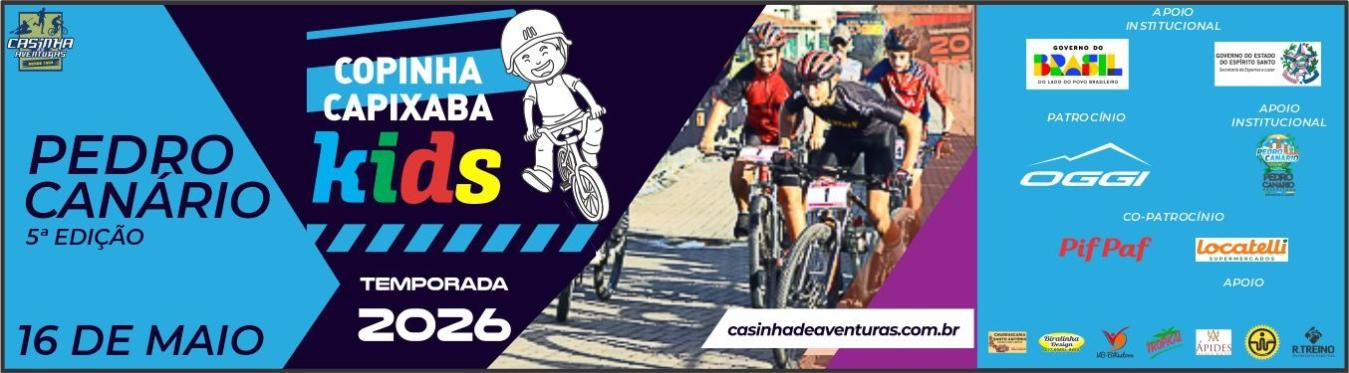 Banner Copinha Capixaba Kids 2026, round 3 Pedro Canário