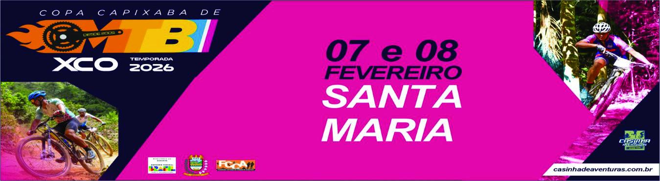 Banner Copa Capixaba de Mountain Bike roud 1 - XCO