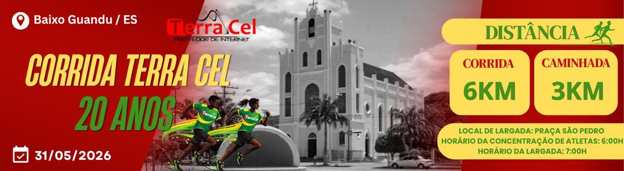 Banner CORRIDA 20 ANOS TERRACEL