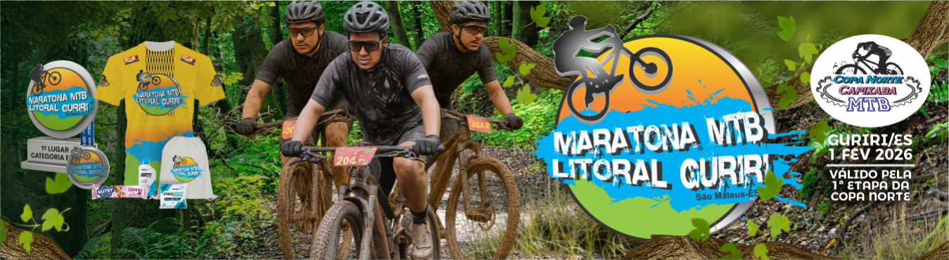 Banner Copa Norte Capixaba de MTB Guriri