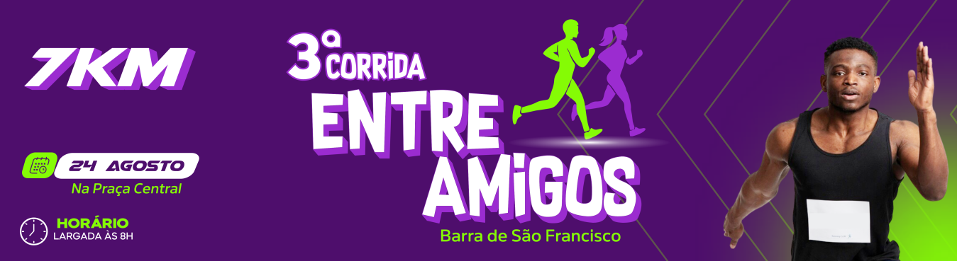 Banner 3° CORRIDA ENTRE AMIGOS
