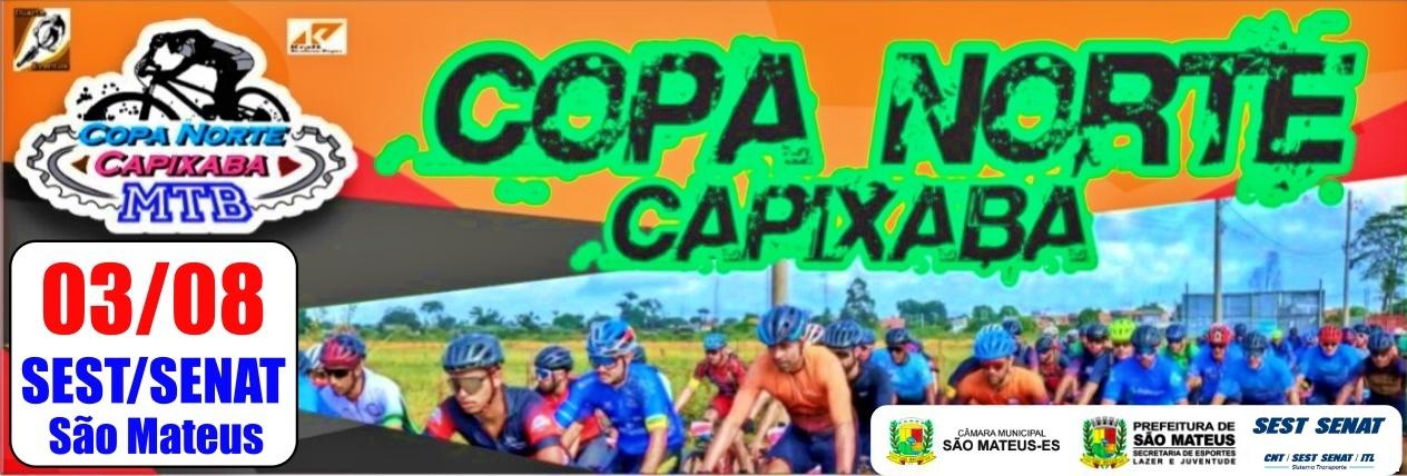 Banner 3° ETAPA COPA NORTE CAPIXABA MTB 2025 - São Mateus.